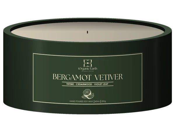 Bergamot Vetiver candle, 200g